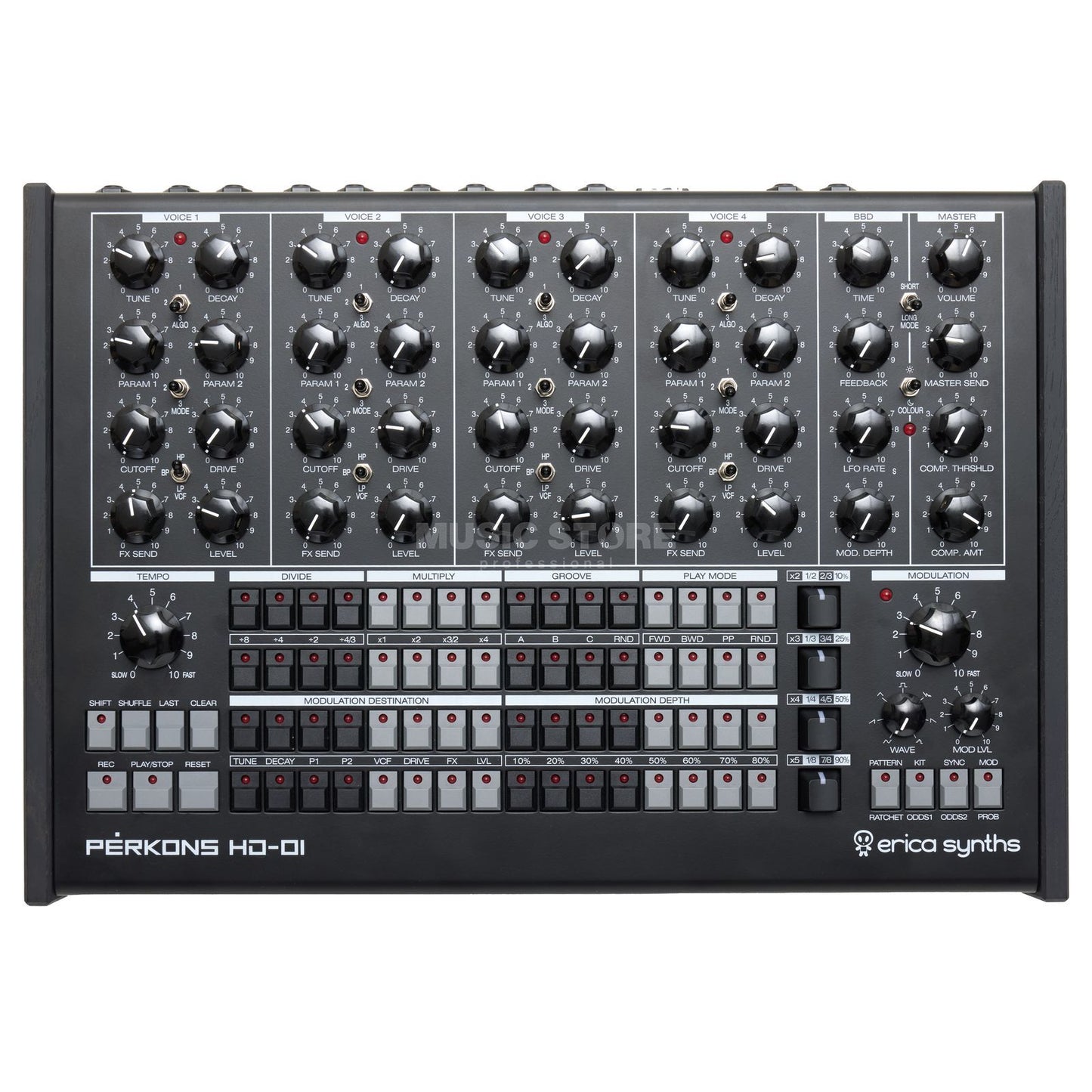 Erica Synths PĒRKONS HD-01 Black